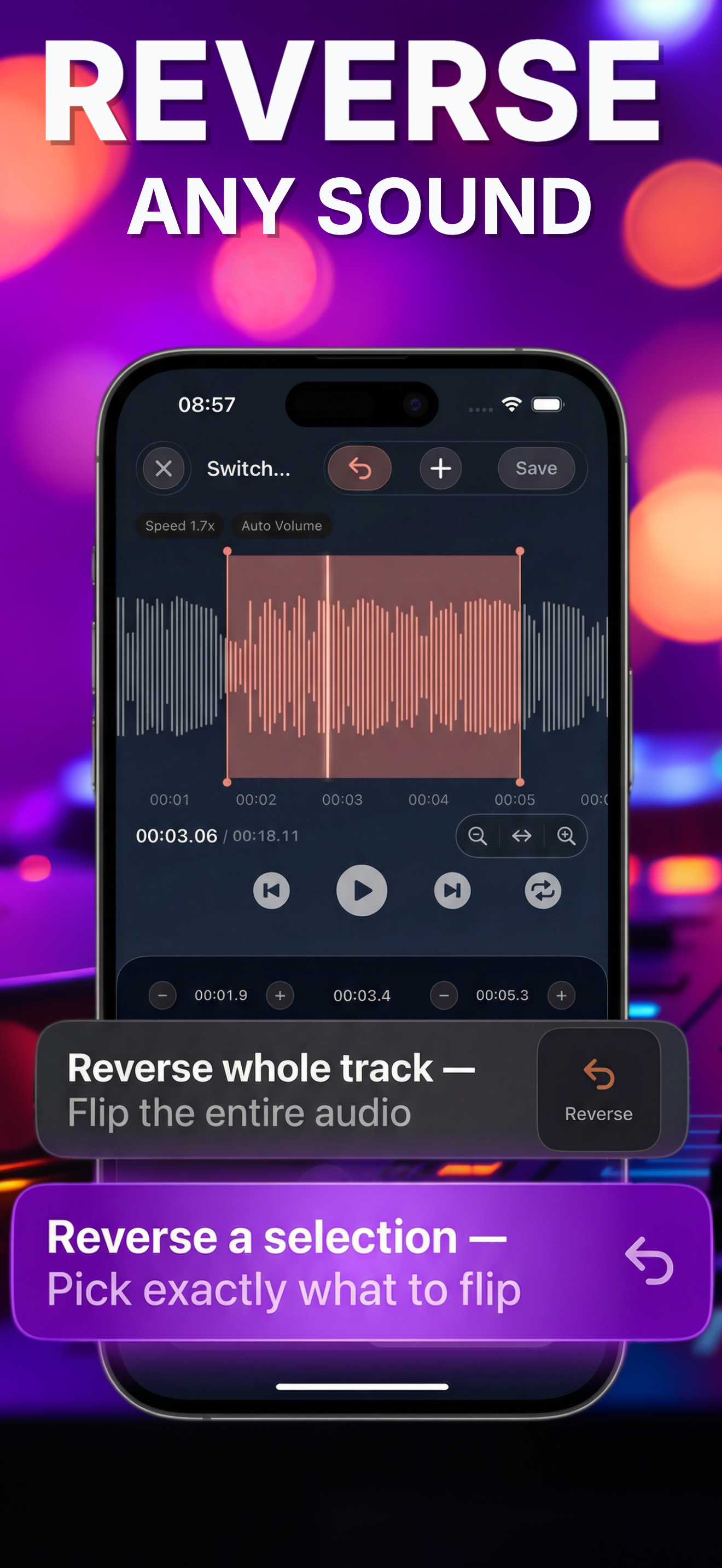 Clipex — Reverse Any Sound