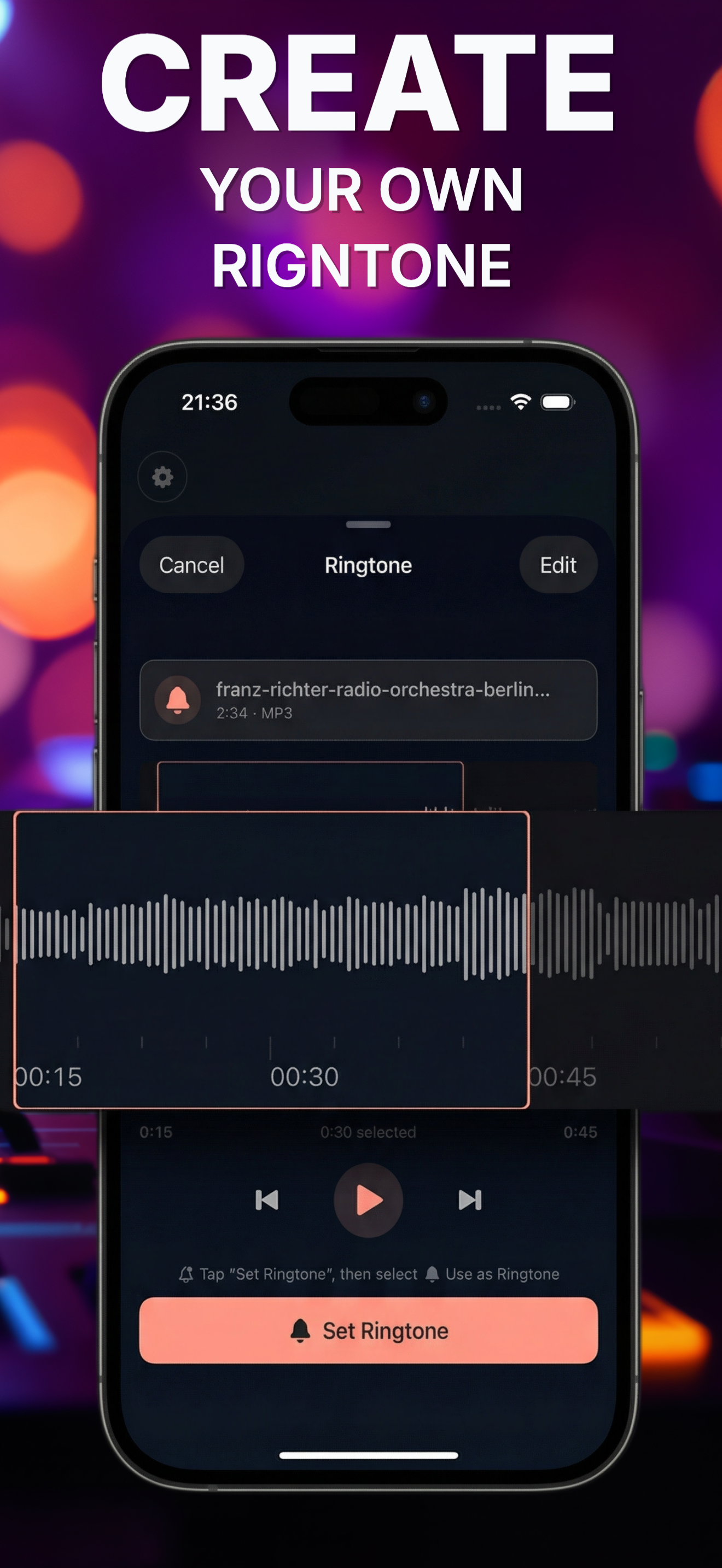 Clipex — Create Your Own Ringtone